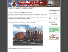 Tablet Screenshot of biebelbergmartin.com